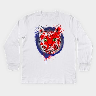 Kitty! Kids Long Sleeve T-Shirt